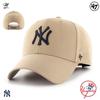 Casquette Relaxed Fit - 47 Brand - MVP New York Yankees - Beige - Ajustable - Automne/Hiver