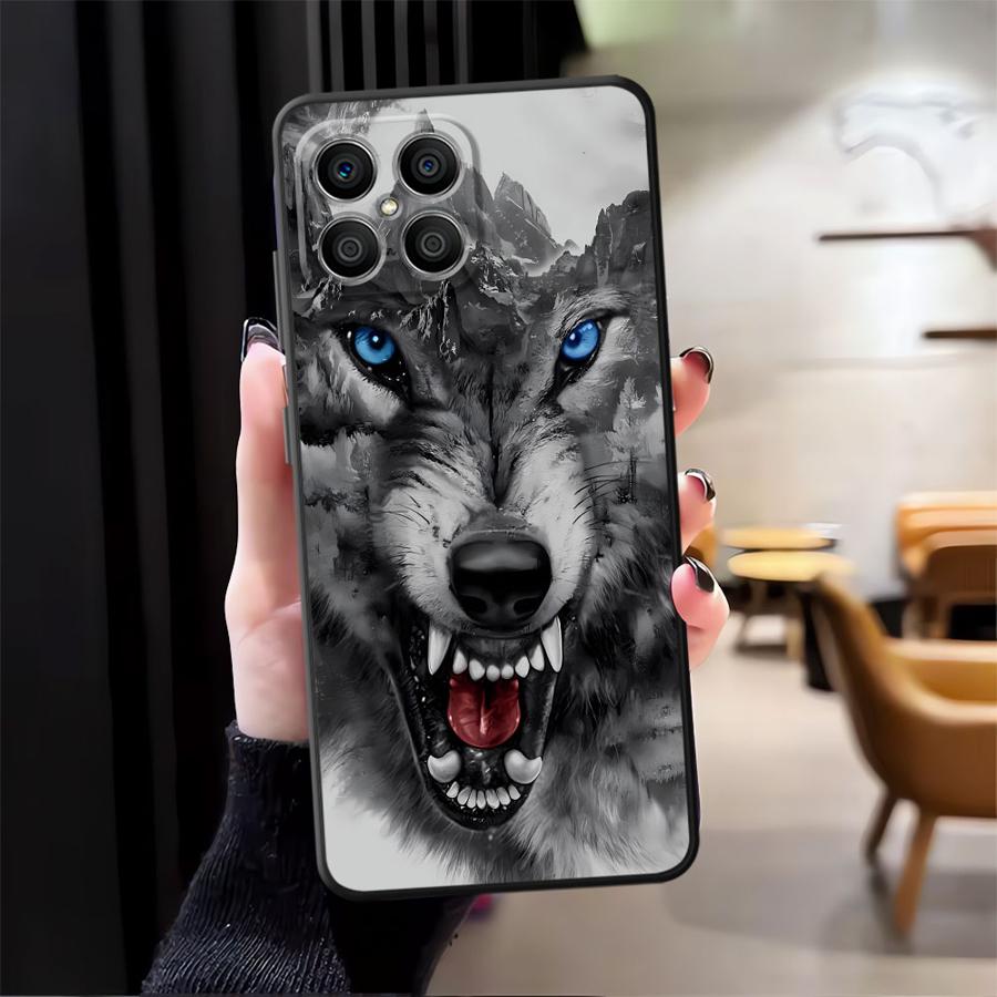 Крутая Animal Тигр Лев Чехол для телефона для Honor 200 400 Lite 90 70 X6 X7 X8 Magic5Lite 8X X5b X9a