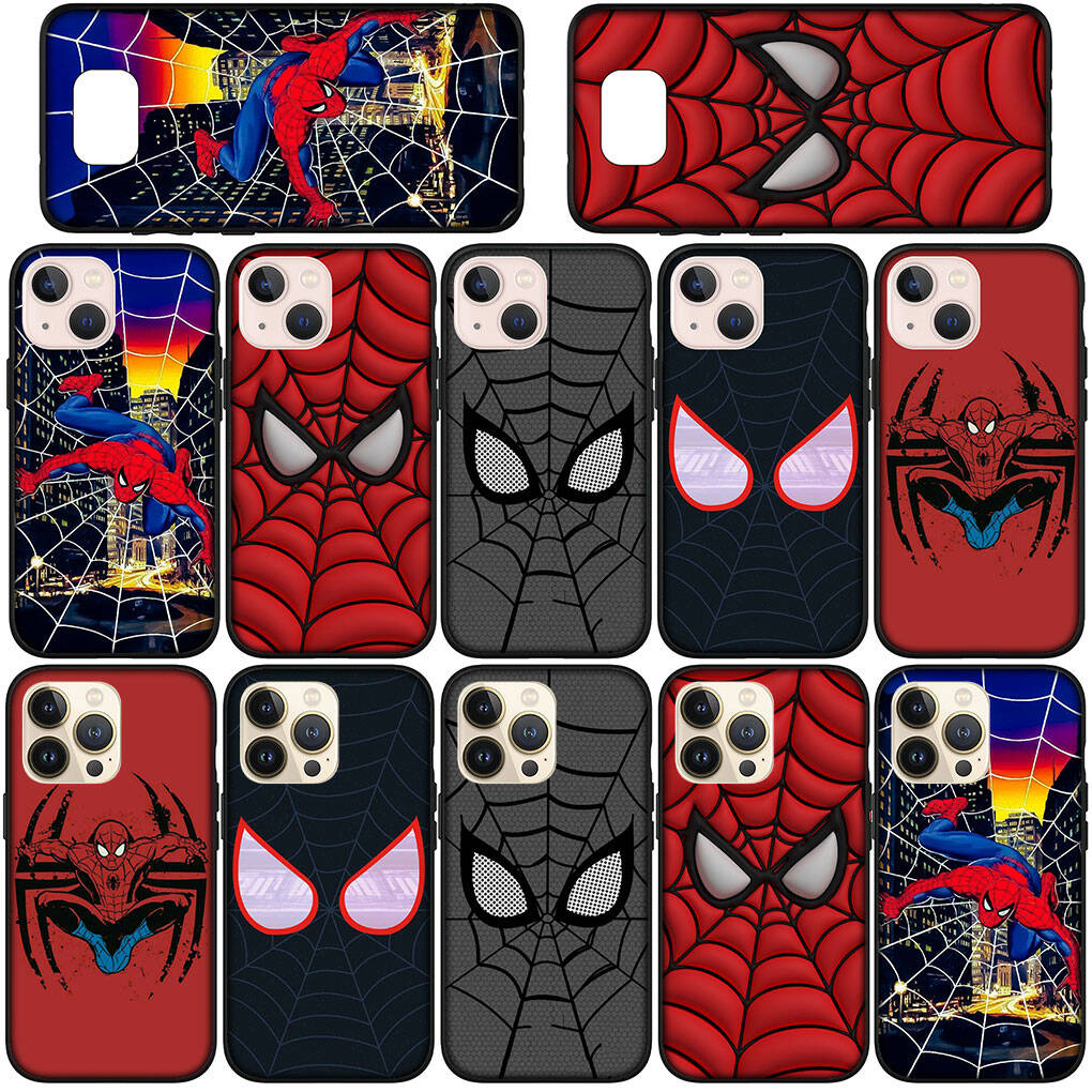Чехол для телефона для iPhone 17 16 15 Xiaomi Poco F8 F7 X7 X6 M8 C85 C75 C71 Redmi Note 14 13 12 11 Pro Max A4 14C 13C 15C Человек-паук Marvel Человек-паук