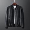 Leather Jacket Men's Spring and Autumn New Korean Version Trend Slim Trendy Brand Leather Jacket Large Size Baseball Jacket Men's Clothing