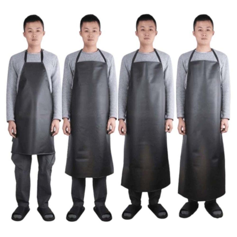 Waist Lengthened Waterproof Oil-proof Apron Labor Protection Kitchen Chef Apron  Restaurant
