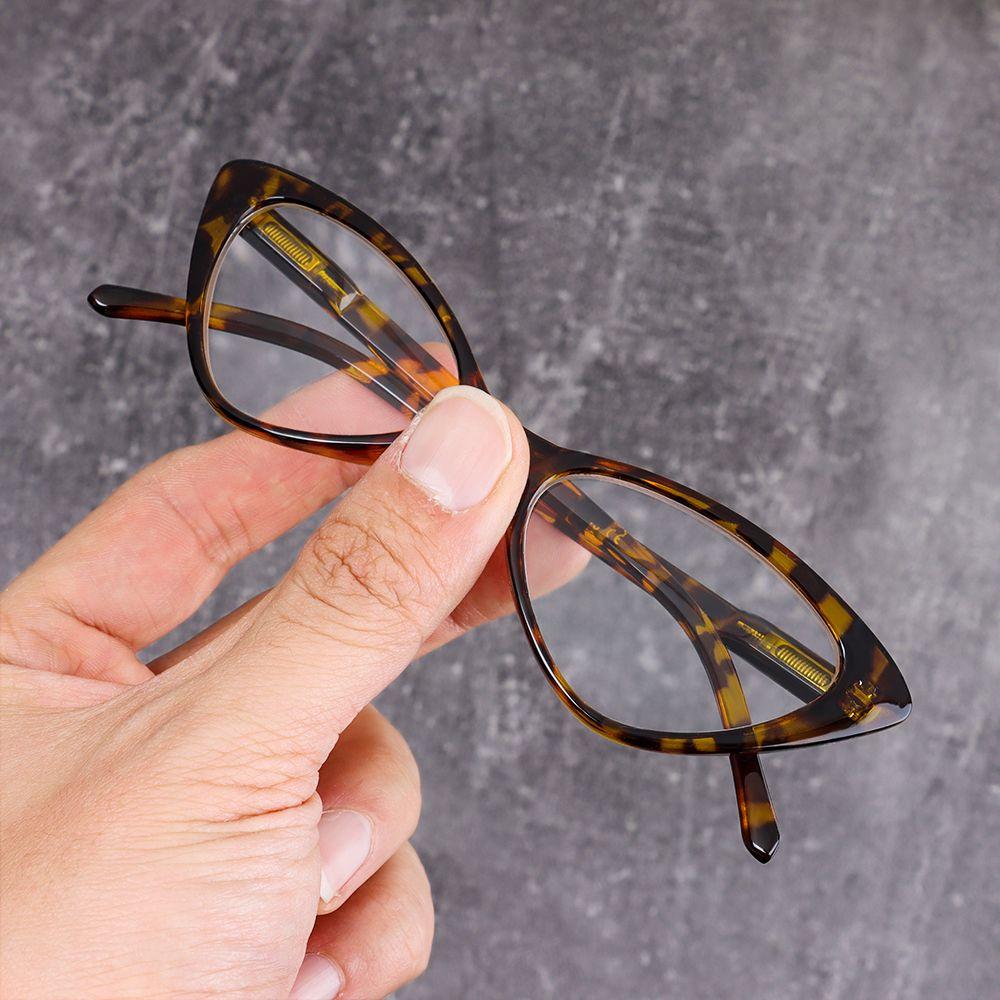 Ультралегкие очки Кошачий глаз Очки для пресбиопии Увеличительные очки Прозрачные линзы Очки для чтения