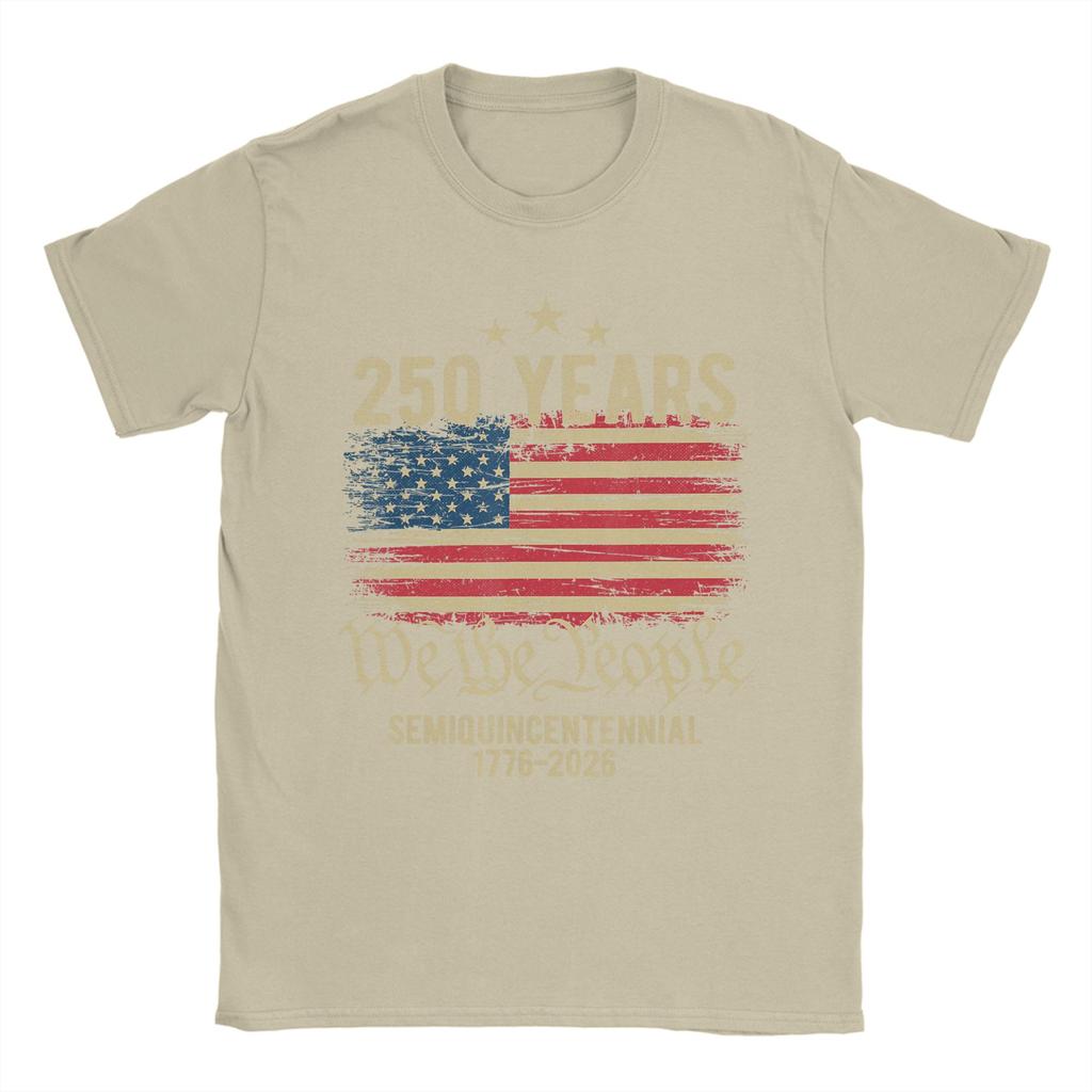 Years American Flag Th Anniversary USA TShirt Beach 100 Cotton TShirts For Unisex Harajuku Design Tshirt Short Sleeve Clothes