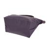 New LONGCHAMP Recycled Polyamide Canvas Dumpling Bag Handbag Small Women's Dark Purple 1621919645