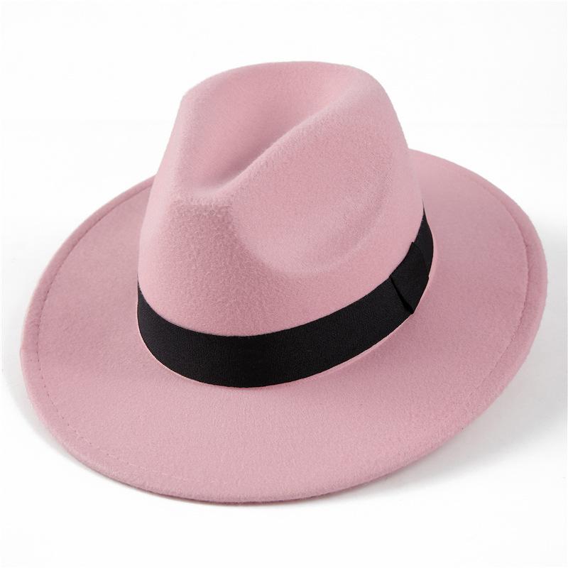 Autumn And Winter Woolen Hat Shanghai Beach Retro Black Woolen Hat Grandpa Gentleman'S Hat Top Hat British Jazz Hat