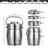 Термоконтейнер для обеда Yuduo HC 2.2L из нержавеющей стали