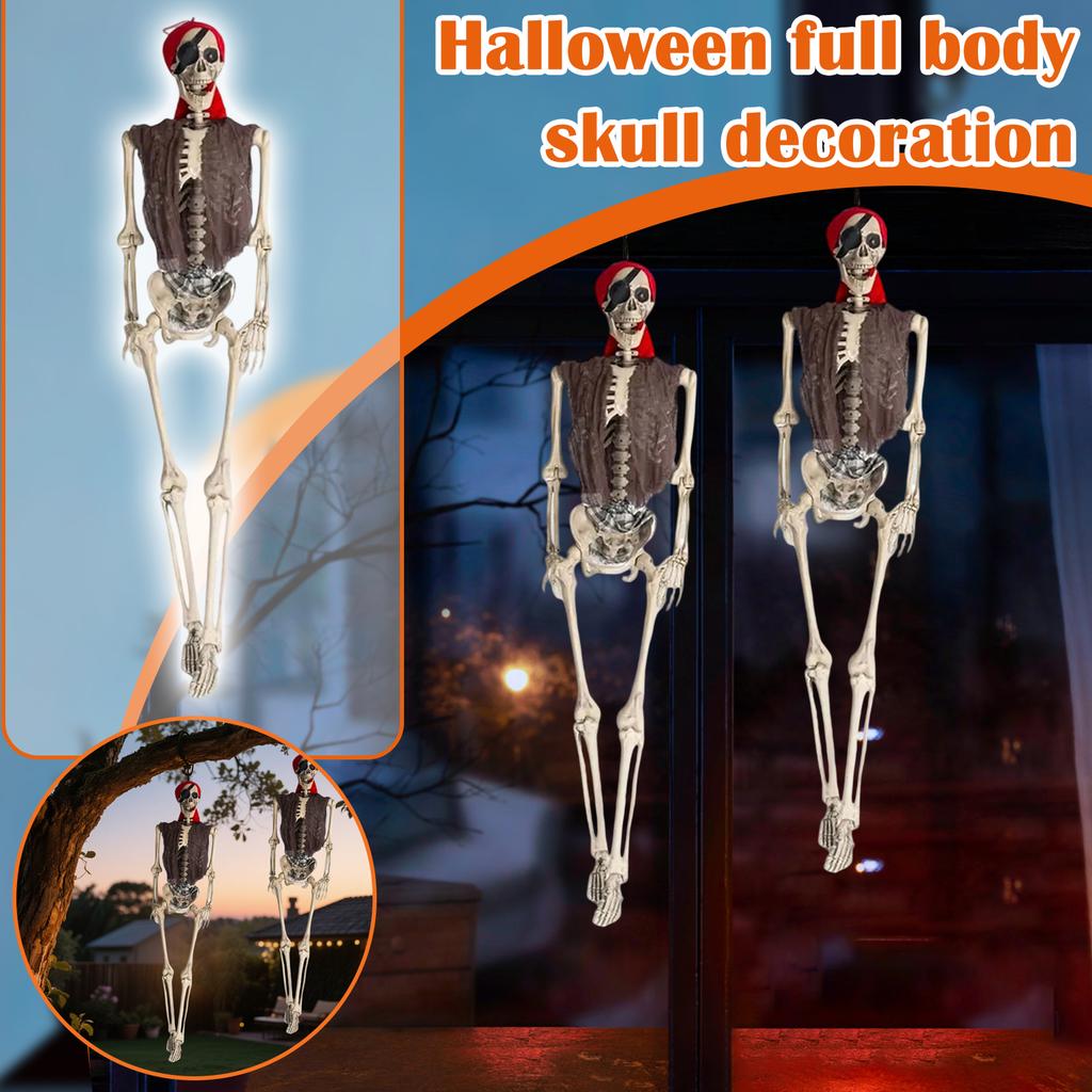 Halloween Full Body Skeleton Decoration Fake Corpse Skeleton Frame Mummy Skeleton Ornaments
