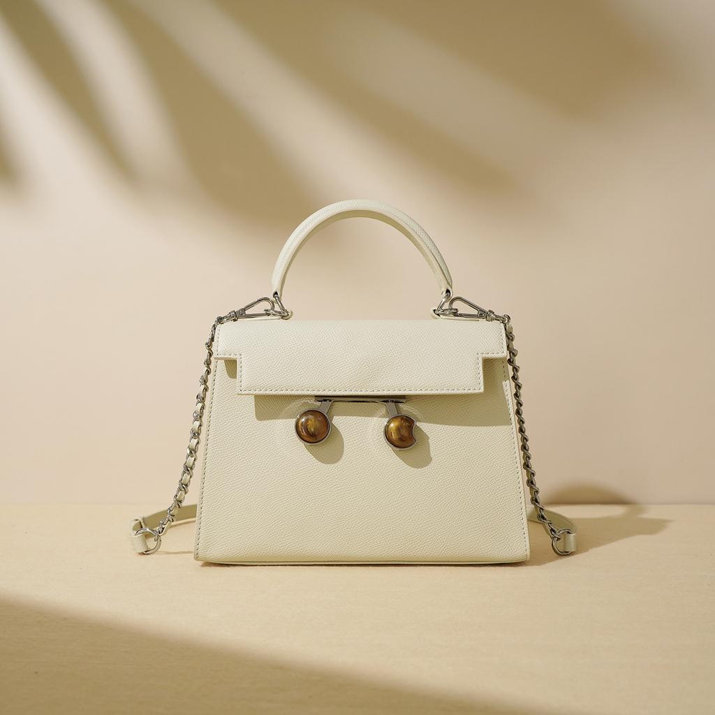 Летняя мини-сумка из коровьей кожи с принтом пальмовых листьев, простая, для通勤, универсальная, на одно плечо, кроссбоди, классическая