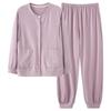 Shop Maternity with Nursing for Prenatal and Long Open Purple [select Tomorrow] Pajamas, Warm, Nursing, Spout, Postnatal, Sleeves, Front, Autumn,
