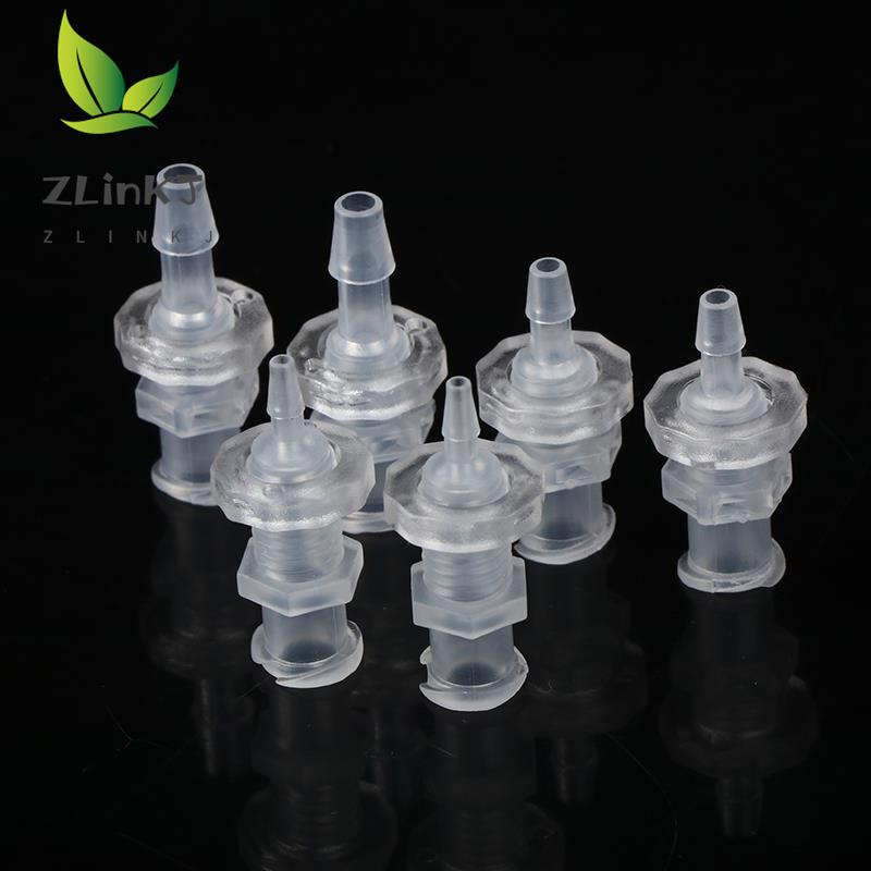 2Pcs Luer Lock Adapter PP Plastic Air Valve Pipe Subpackaging Instrument Connector