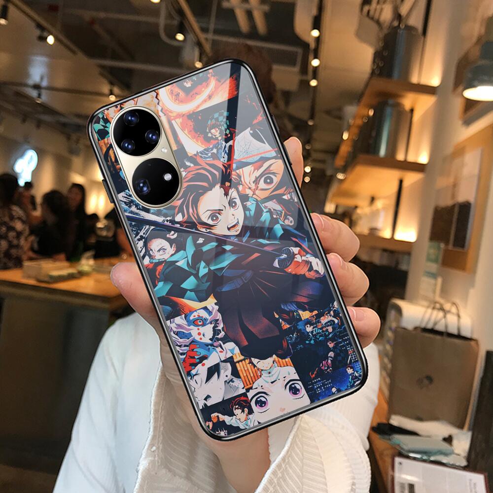 Чехол для телефона из мягкого закаленного стекла Kamado Nezuko Kimetsu No Yaiba Demon Slayer TPU для Huawei P40 Pro lite 5G P30 P Smart Z 20