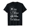 Eat Sleep Kendo Repeat Meme Funny Japanese Humor Gift T-Shirt