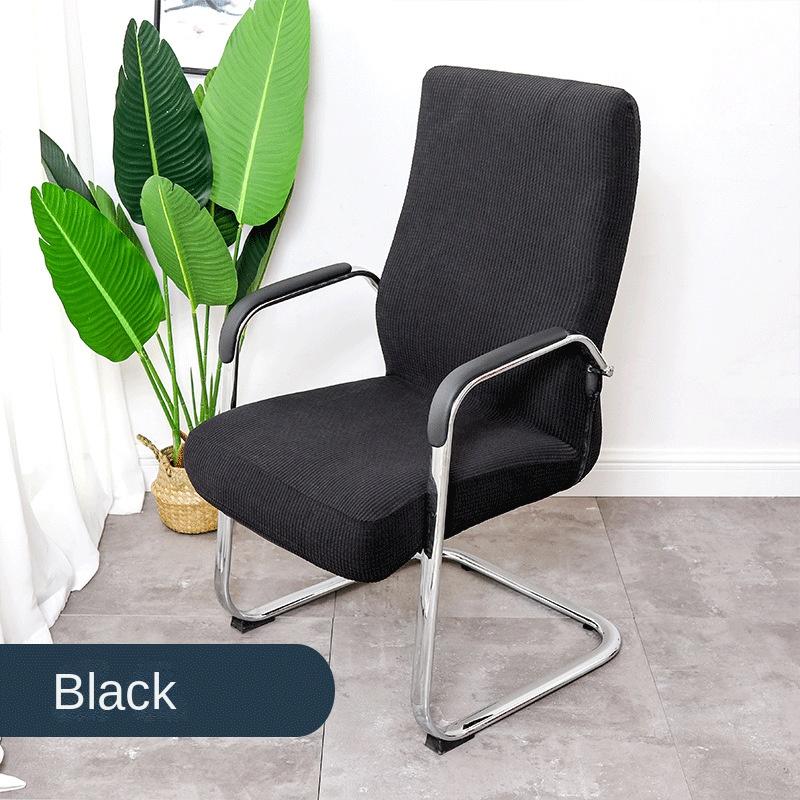 Plaid Fleece Waterproof Computer Chair Cover Elastic Office Chair Cover Cinema Internet Cafe Armrest Swivel Chair Cover