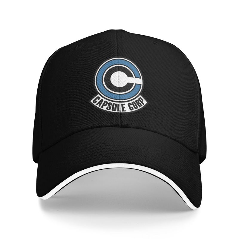 Capsule Corp Print Baseball Cap Daily Casual Sandwich Cap Unisex Sun Protection Bucket Hats Snapback Hat Dad Hats Casquette