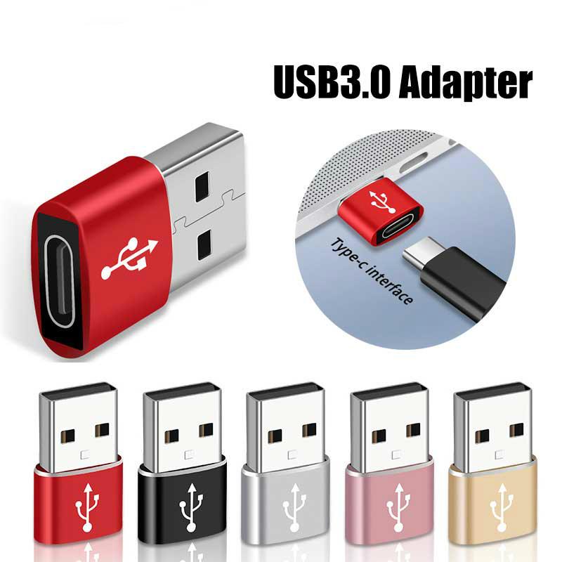 FONKEN Адаптер USB 3.0 TO Type C 3.1, зарядное устройство для ноутбука, USB-папа к USB C, женский конвертер для зарядки телефона, разъем USB-кабеля для наушников