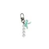 Loumoi Keyring _ Mint Ribbon