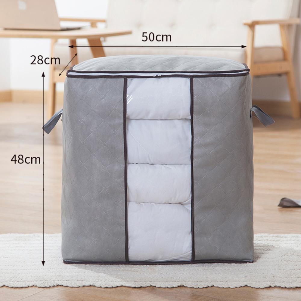 Large Capacity Blanket Storage Bag Non-woven Fabrics Storage Containers Bedroom Closet