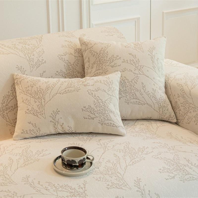 Чехол для дивана с принтом из шенилла, пылезащитный, противоскользящий, чехол для дивана, защитный от царапин домашних животных, чехол для дивана с защитой от царапин кошек для гостиной, el