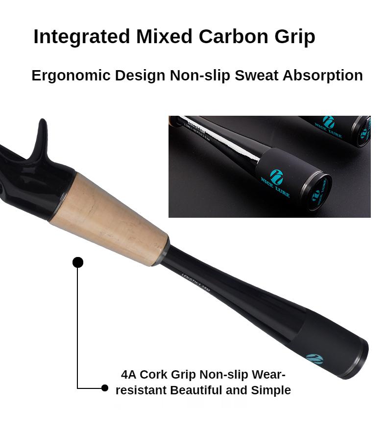 PURELURE 1.53m 1.78m UL L Телескопическое удилище для ловли приманки Удилище для путешествий Спиннинг для ловли форели и окуня Удилище для ловли карбоновое Удилище для ловли мягкой приманки