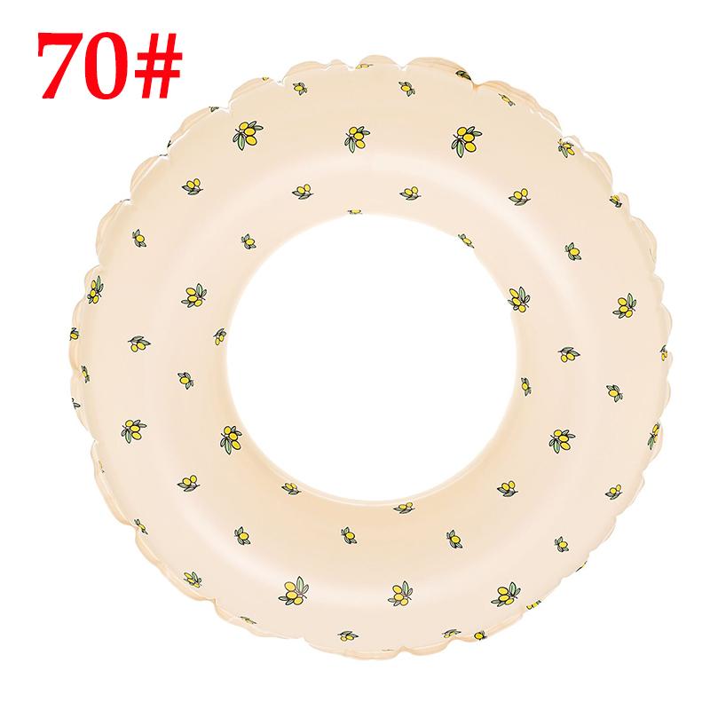 Летнее пляжное полосатое утолщенное кольцо для плавания, детское кольцо для плавания в водных видах спорта, плавающее кольцо для взрослых с вишней, спасательный круг для бассейна