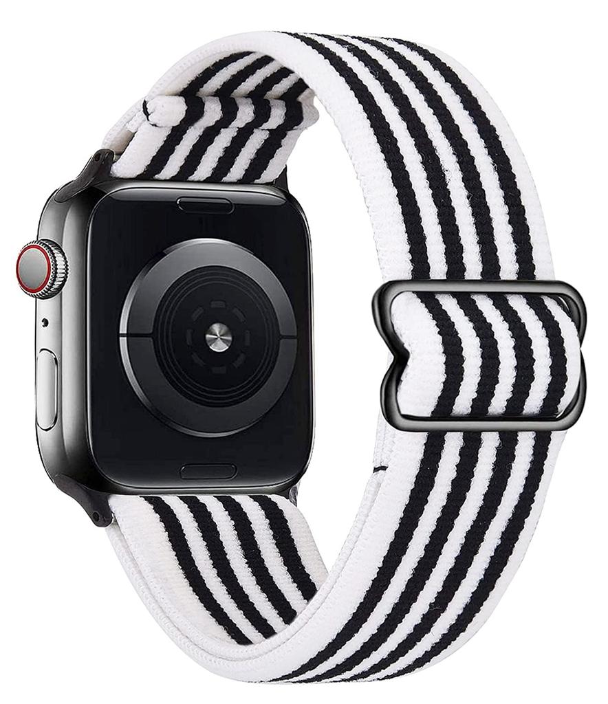 Эластичная петля Solo Loop, совместимая с ремешками Apple Watch 44 мм, 42 мм, 40 мм, 38 мм, регулируемый эластичный спортивный нейлоновый ремешок для серии iWatch