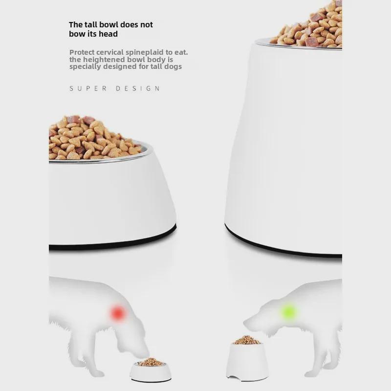 Миска для собак Hupu Anti-Tip: Защищает шейные позвонки у крупных собак