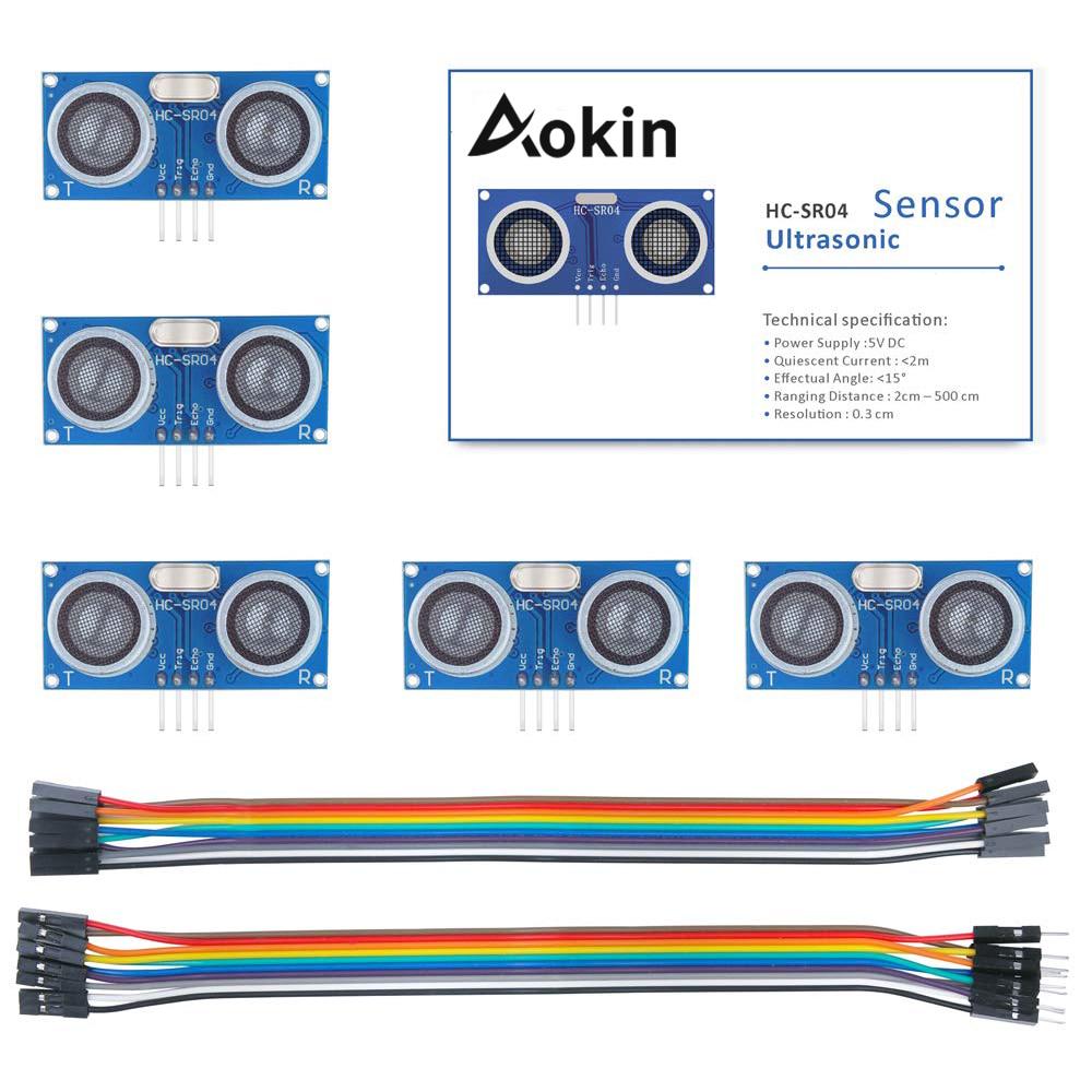 HC-SR04 Ultrasonic Module Distance Sensor 40Pin 20cm Dupont Line for Arduino UNO Nano Robot ZigBee