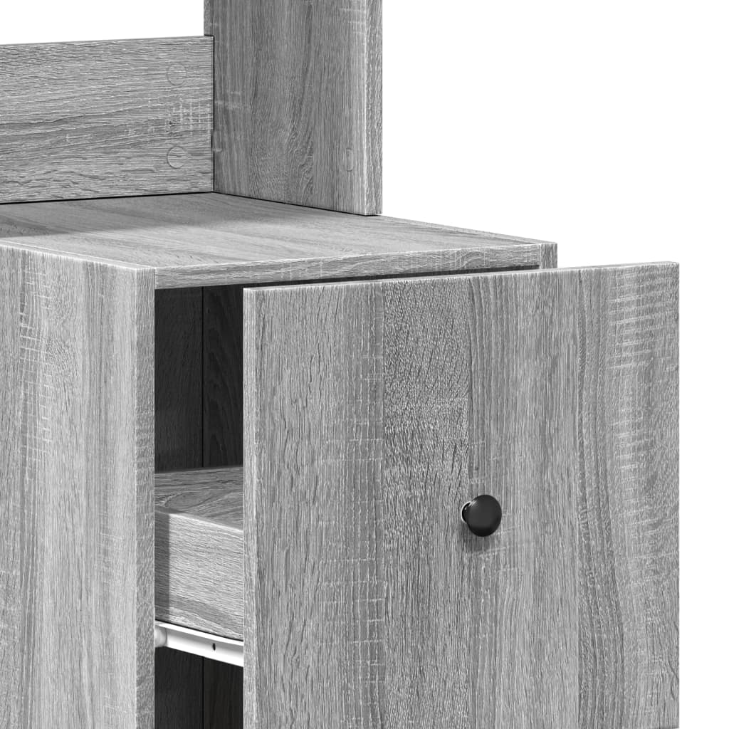 Kitchen Cabinet Gray Sonoma 35 x 50 x 180 cm Particleboard