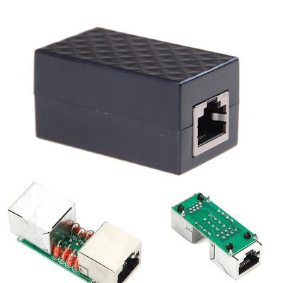 Адаптер грозозащитного разрядника Rj-45. Инструмент защиты сети Ethernet.