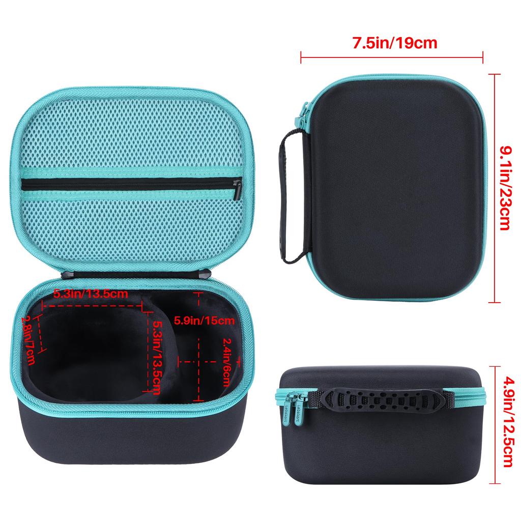 RAZOR SLIM ELEC MUFF Тонкие электронные наушники с чехлом для хранения Легкие [Peyyargo] Walker's (Черный + синий)
