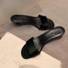 Women's Shoes One-strap High Heels Cat-heel Flip-flops