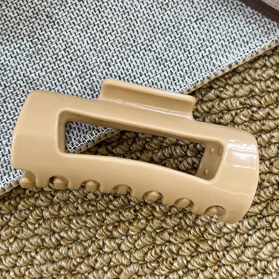 1/4 шт. Женский зажим для волос, мягкий силиконовый, с противоскользящими зубцами, для затылка