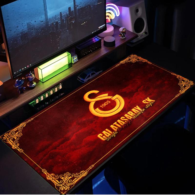 Galatasaray Football Club Mouse Pad, Rubber Base, Mouse Pad for Gamers and Office Use, Gaming Desk , Easy To Clean Mat Christmas fan gifts