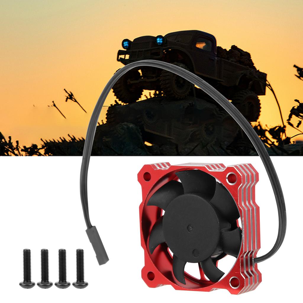 Высокоскоростной вентилятор охлаждения электродвигателя 40x40мм 16000 об/мин 5В?9V Подходит для 110 18 112 RCRed