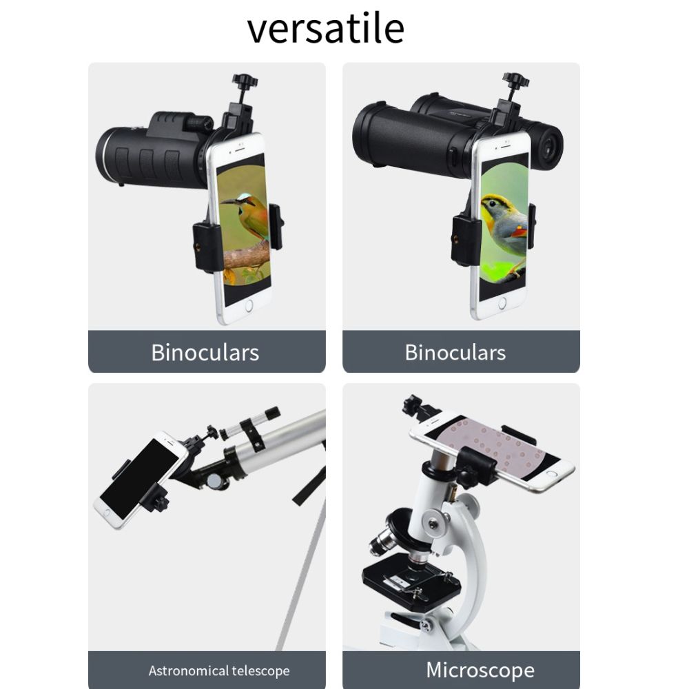 Регулируемый кронштейн для крепления телефона телескопа, адаптер для крепления зрительной трубы для бинокля, монокуляра