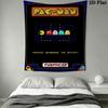 Pac-Man Wall Hanging Printed Fabric Blanket Decorative Tapestries for Bedroom Living Room Home Decor