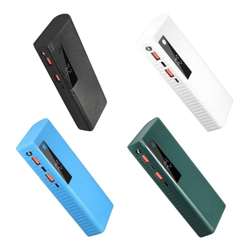Корпус-кейс для Powerbank на 5 аккумуляторов 20650 с быстрой зарядкой, не требующий пайки, для использования на открытом воздухе, в путешествиях, в экстренных ситуациях