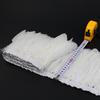 2M/5M/10M White Real Goose Feather Trims Width 15-20cm Goose Feather Ribbon Dyed Clothes Party DIY Craft Dress Sewing Accessory