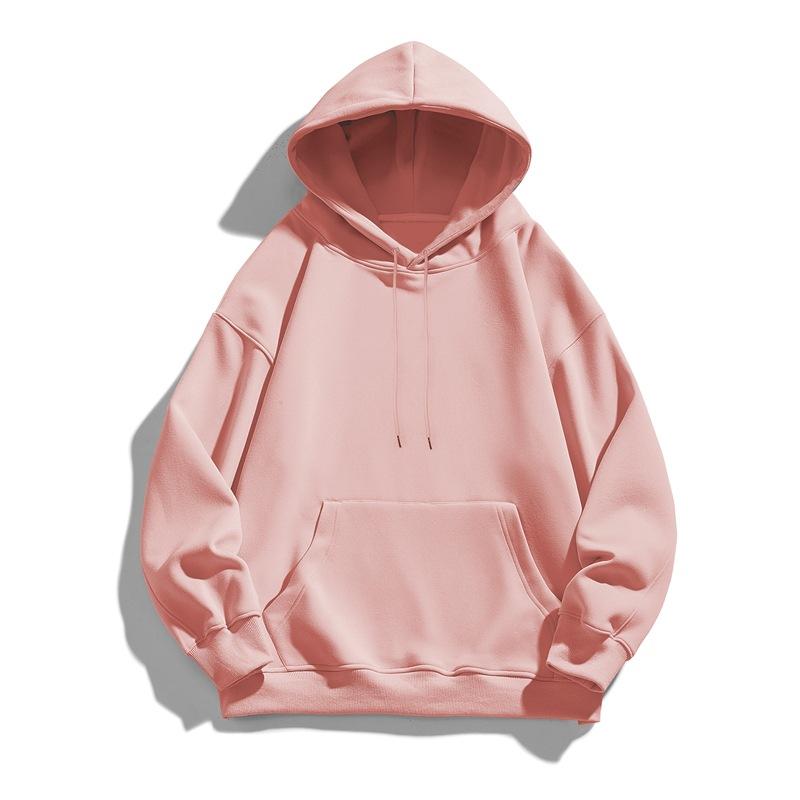 Sweater Men's Spring and Autumn Trendy Ins Loose Velvet Hooded Men's Long-sleeved T-shirt