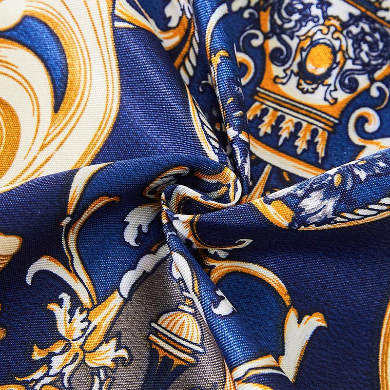 2/3 шт. Постельное белье, классическое кружевное покрывало королевского синего цвета с принтом, юбка-кровать с резинкой для простыней королевского размера, кровать можно стирать