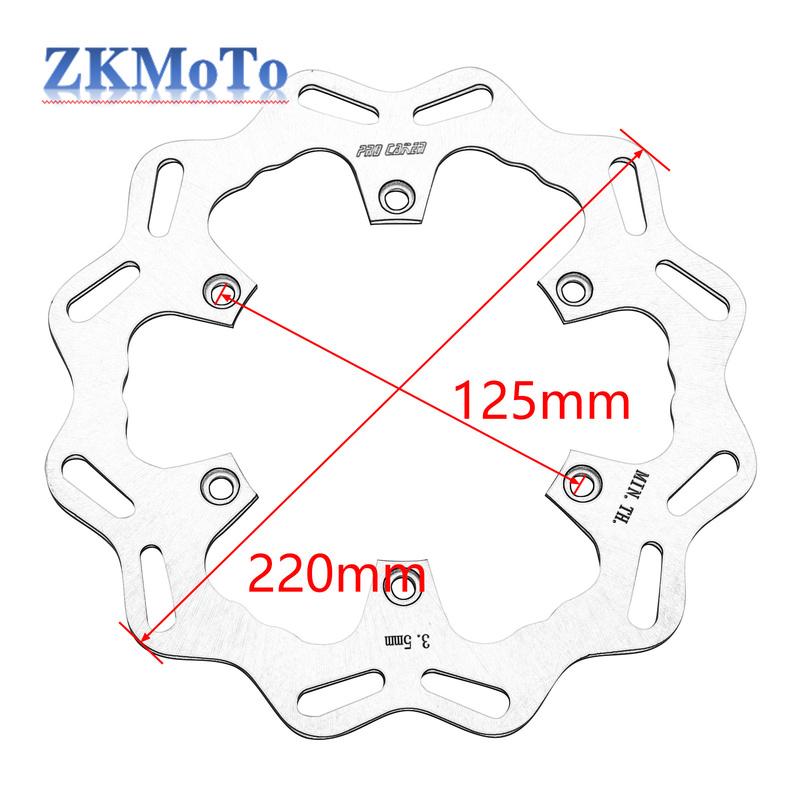 Motorcycle Front and Rear Brake Discs 220mm/260mm For KTM EXC300 XC XCF XCW SX SXF EXC EXCF TPI Six Days 125-500cc 1994-2025