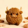 Плюшевая игрушка «Корова Хайленд» Мягкая игрушка-животное Милая плюшевая кукла для снятия стресса Мягкий материал Наполнитель: ПП-хлопок Идеальный подарок для детей, друзей, семьи