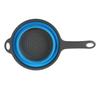 Collapsible Design Silicone Colander With Handle Kitchen Colander  For Draining Fruit