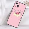 Cartoon Pig Phone Case For iPhone 14 13 12 11 15 Pro Max Plus Mini 7 8 SE 2020 X XR XS Max Soft Cover
