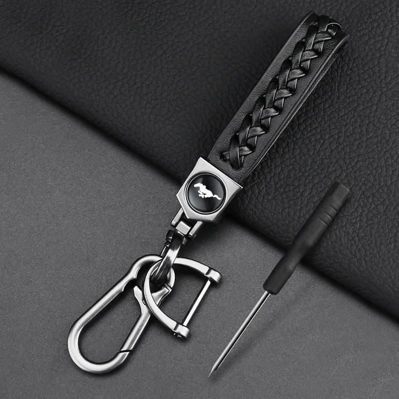 Автомобильная наклейка 2026 Ford Новый 2025 Горячий Металл 3D Брелок для ключей автомобиля Эмблема Скачущая лошадь Значок Брелок для ключей для Ford Mustang