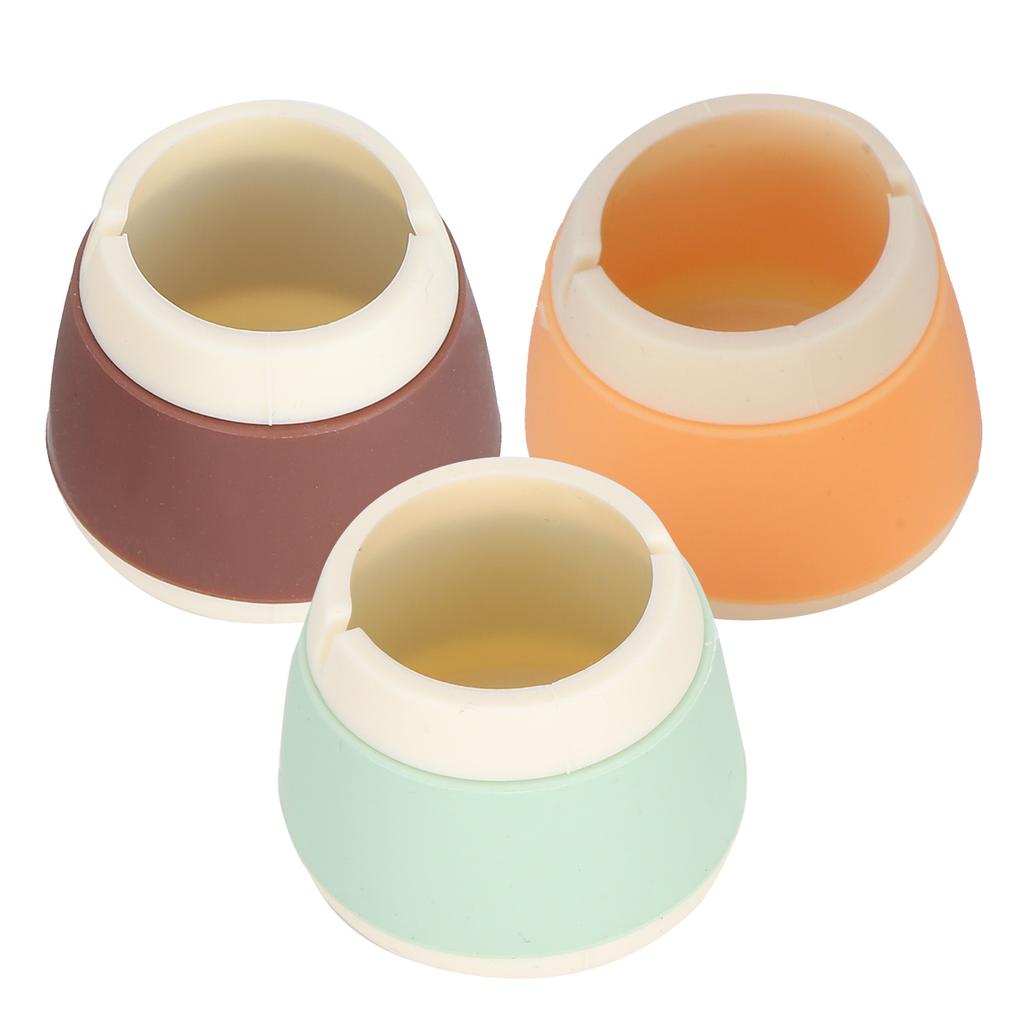 4 шт. силиконовые защитные чехлы для мебели 3,3x4x4 см, нескользящие круглые чехлы для стульев и столов