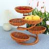 Multi-Layer Creative Fruit and Snack Basket Handmade Woven PP Storage Tray for Dry Fruits, Bread, and Vegetables