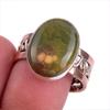 Кольцо из серебра 925 пробы с натуральным океаническим яшмовым драгоценным камнем S.9 l7I96