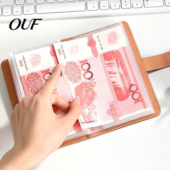 Secure Bill Storage for Savings Cash Organizer Book with 3-Digit Combination Lock, Durable PU Leather Money Personalized Security Wallet Wallet,