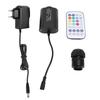 6W Fiber Optic Light RGBW Light Source Sound Control Miniature Bluetooth Twinkle Fiber Optic Starlight for Car Home EU